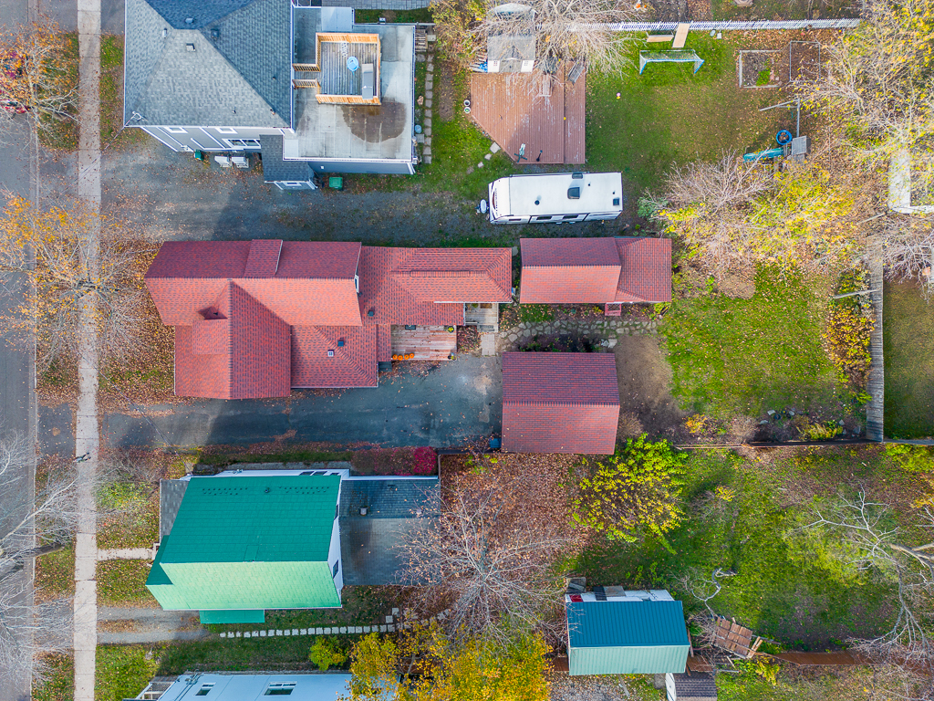 Argyle fall drone 2022 new roof shingles-3