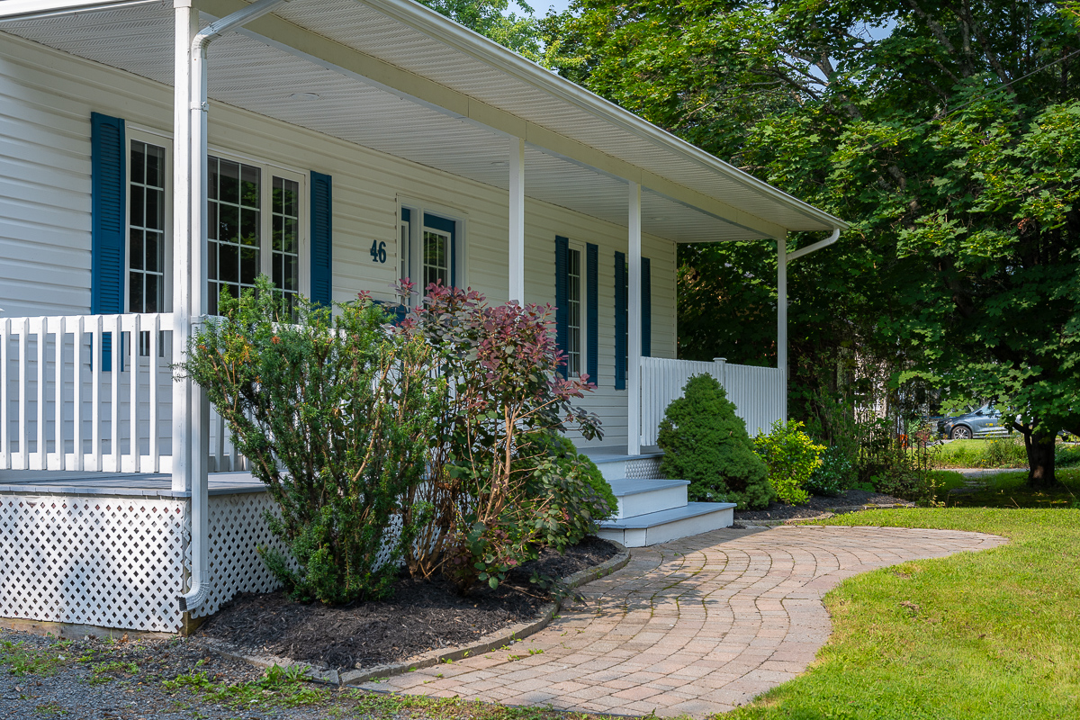 46 Canada Street, Fredericton | Home For Sale With Income Potential | Front Verandah