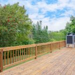 447 Pederson Crescent, Fredericton NB E3B 2Z1 | Bungalow Home For Sale on the Hill | Back Deck