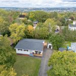 447 Pederson Crescent, Fredericton NB E3B 2Z1 | Bungalow Home For Sale on the Hill | Drone View