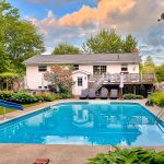 48 Bromley | Home For Sale In Hanwell with In Ground Pool | Backyard View