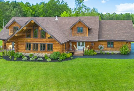 93 Lockhart Mill Road, Jacksonville NB E7M 5K5 | Luxury Log Home For Sale Near Woodstock